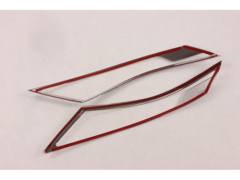 Хромированные накладки на фары и зеркала для 2019 L200/TRITON