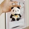 Adorable Cartoon Panda Plush Keychain Soft Stuffed Animal Souvenir Gift