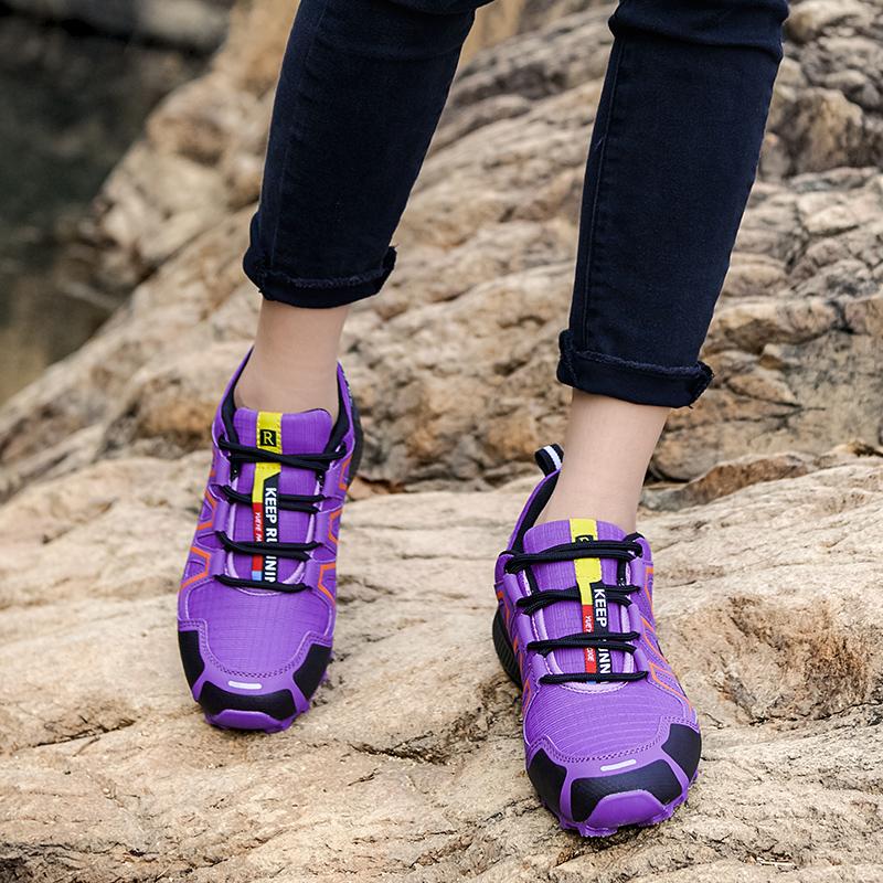 Женская модная водонепроницаемая нескользящая походная обувь, мягкая и удобная уличная обувь, кроссовки, размер 36-42