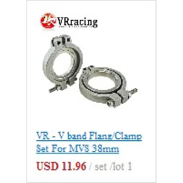 VR - GT II 60MM Adjustable Turbo Wastegate Black- V BAND For 1jzgte / SR20DET / JDM VR5891BK