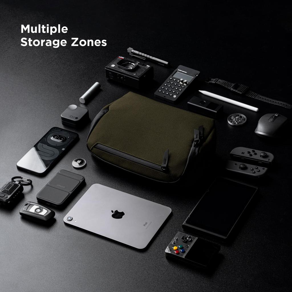 Alpaca VERTEX POUCH Сумка-слинг на плечо кроссбоди для поездок на работу, путешествий, бизнеса Зеленый [ALPAKA]