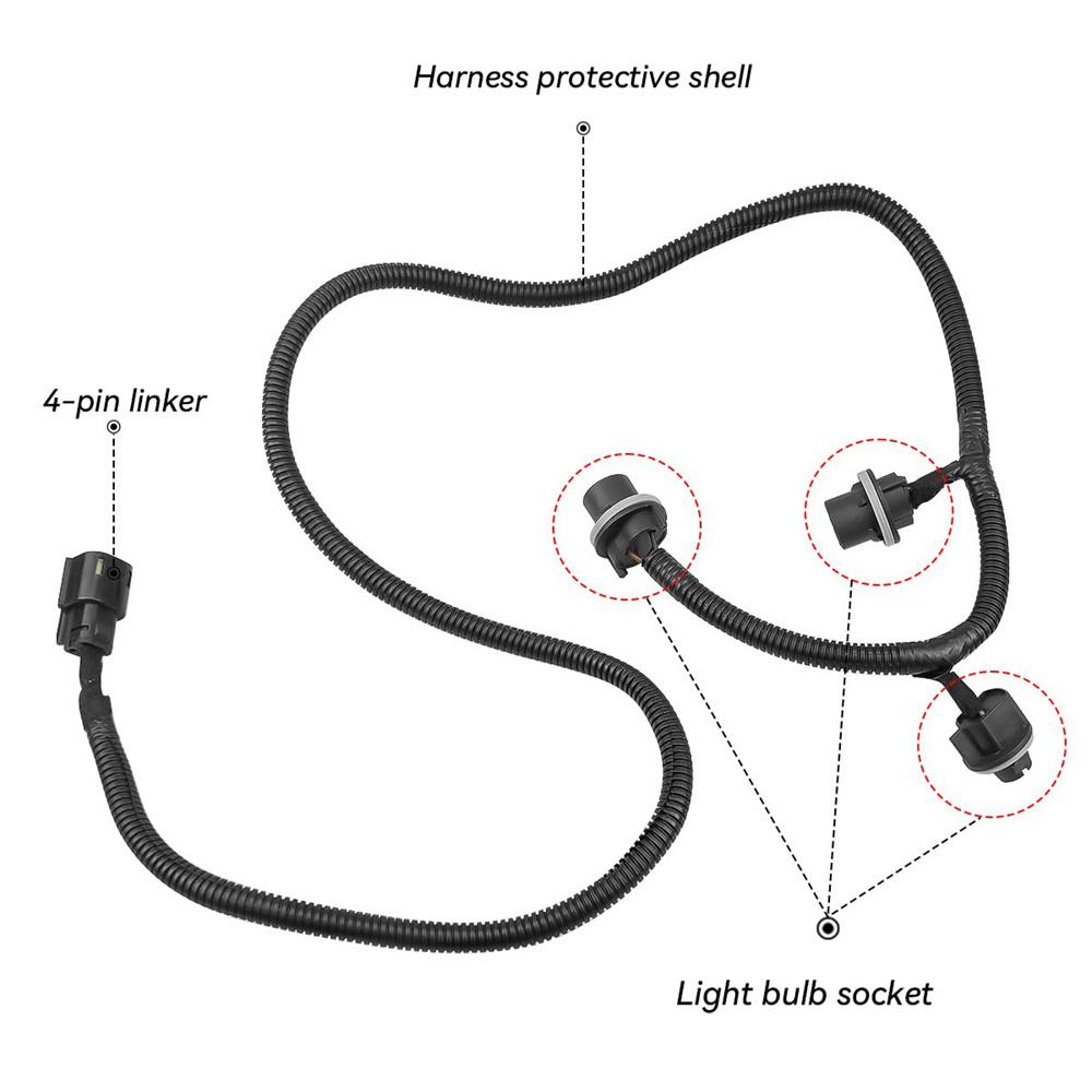 Жгут проводов заднего фонаря со стороны водителя 23295978 для Chevrolet Silverado 1500 16-19