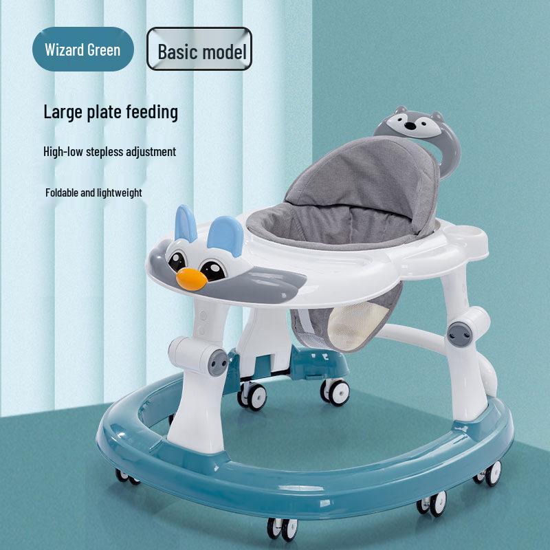 Multifunctional Baby Walker: Anti-Rollover, Sit & Learn Push Car