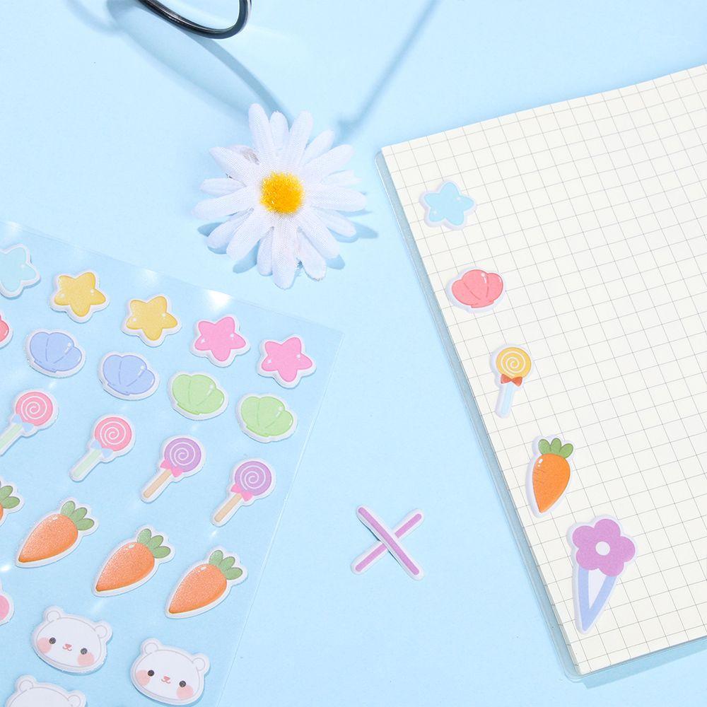 Kids Gift Cartoon Gifts 3D Scrapbooking Decoration Cute Bubble Stickers Card issuance doll Sticker