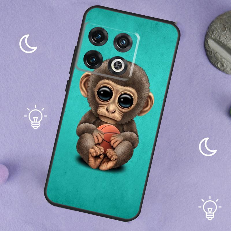 Обезьяна Горилла Обезьяна Ребенок Для OnePlus Nord 5 CE 2 3 4 Lite N20 N30 Чехол Для OnePlus 15 13 12 11 10 13T 10T 10R 12R 13R
