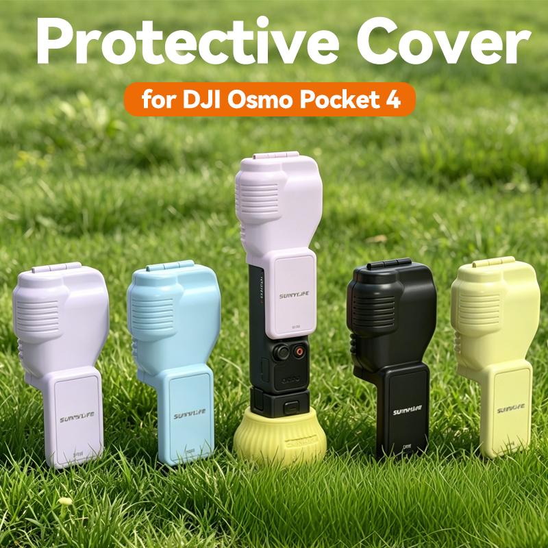 Защитная крышка для объектива и экрана камеры DJI Osmo Pocket 4, защита от царапин, пыли, ударов, защитный корпус, аксессуары