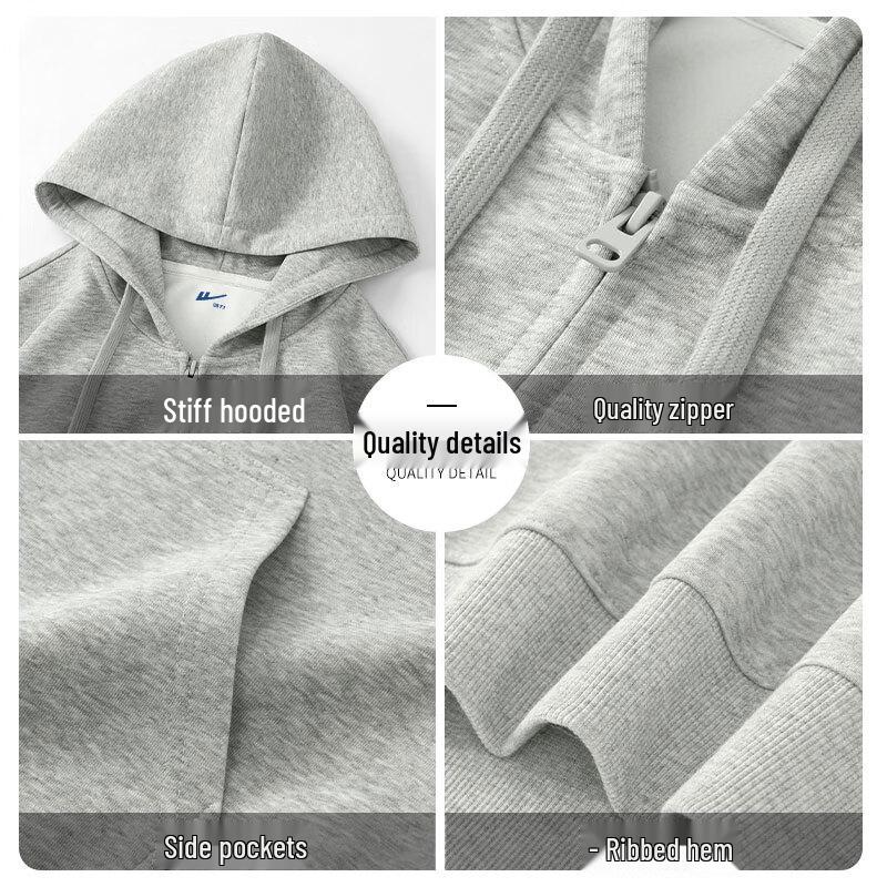Warrior Men's Heavyweight Zip-up Hoodie