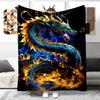 Animal Dragon Blanket Ultra Lightweight Soft Plush Flannel Throws Blanket for Sofa Bed Couch Best Office Gifts  Demogorgon