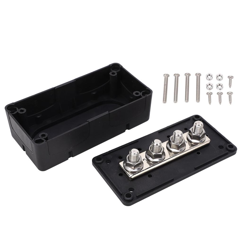 Сверхмощная распределительная коробка шин DC48V 300A огнестойкая, устойчивая к ржавчине для автомобилей 12-48В, грузовиков, автодомов, судов, Boa