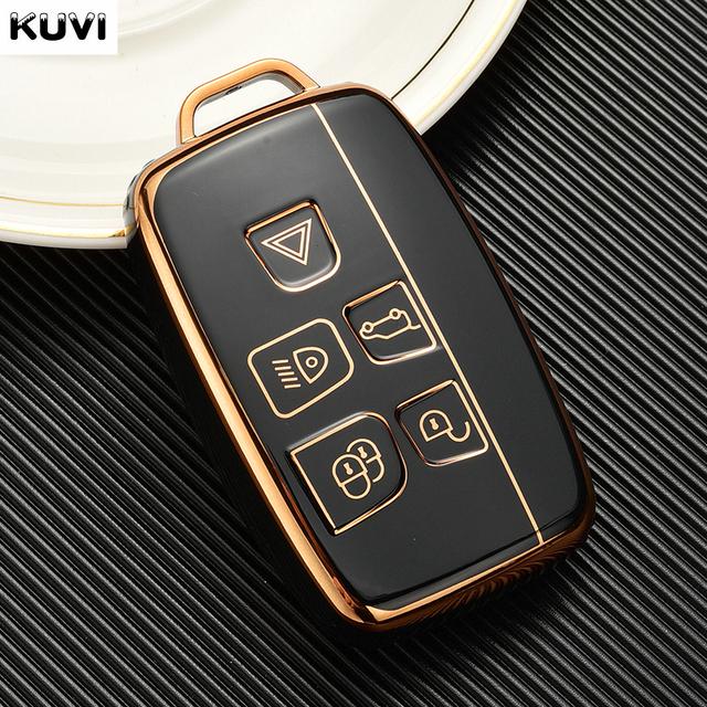 Чехол для дистанционного ключа из ТПУ для автомобиля, брелок для Land Rover Range Rover Sport Velar Evoque Freelander2 Discovery Jaguar XF XJ XJL XE