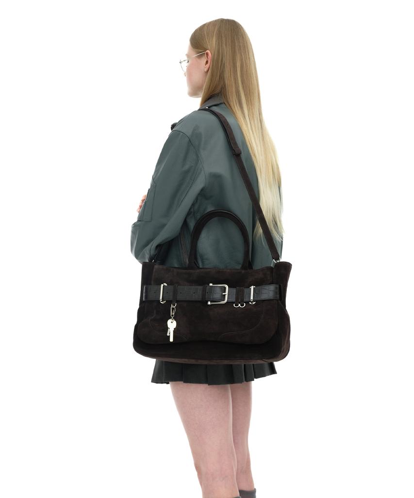 Osoi Tote Brocle [Suede Mocha Combi]