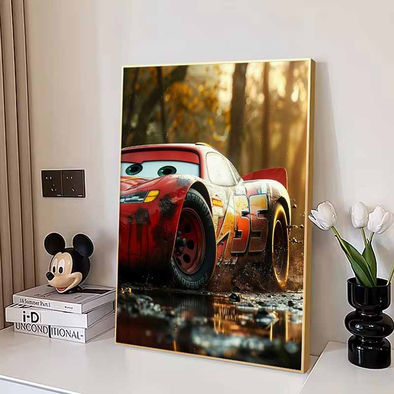Disney Алмазная живопись 5D DIY Автомобили Молния МакКуин Иллюстрация Арт Мозаика Вышивка Декорация Вышивка крестом Подарок