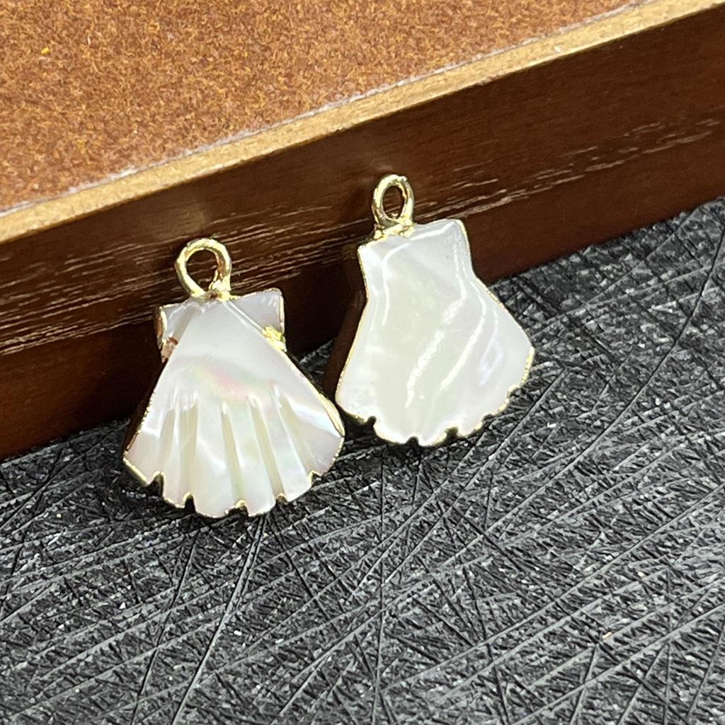 5 шт. Маленькая подвеска Ракушка Подвеска в форме ладони 13 мм Для изготовления ювелирных изделий DIY Ожерелье Браслет Серьги Аксессуар