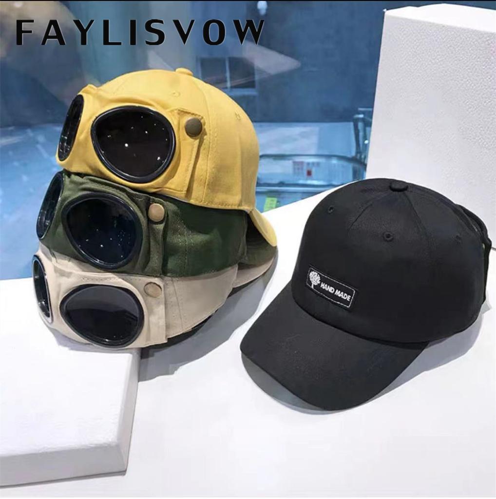 Aviator Hat Summer Personality Glasses Baseball Cap Female Unisex Sunglasses Cap Male Cap Baseballcap Boys Cap
