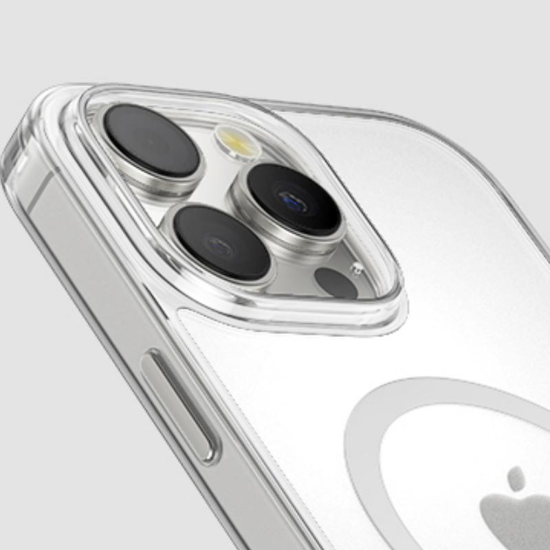 Улучшенный матовый чехол Magsafe для iPhone 16 Plus/16/15/14/13 Pro Max с кнопкой AI, устойчивый к падениям, прозрачный магнитный чехол