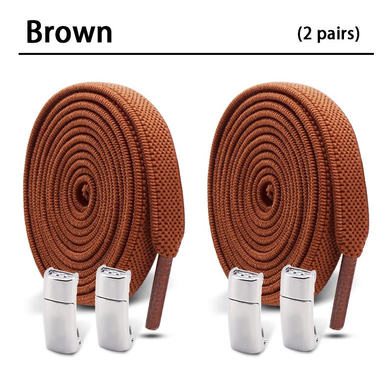 Магнитные шнурки без завязок Плоские эластичные шнурки Кроссовки Ботинки Без завязывания Шнурки Резинки для обуви Аксессуары 2 пары