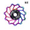 AL7075 CNC Bike Rear Derailleur Pully Pulley Bicycle Steel Pulley Bearing  MTB BikeAccessories