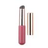 Portable Silicone Lip and Concealer Brush with Lid - Professional Blending Round Head Makeup Tool