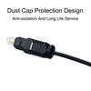 Professional Gold-plated Digital SPDIF Line Audio Cable 3.5mm to Toslink Optical Fiber Cord
