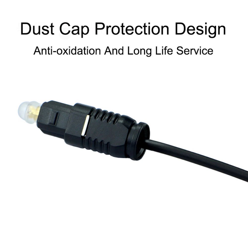 Professional Gold-plated Digital SPDIF Line Audio Cable 3.5mm to Toslink Optical Fiber Cord