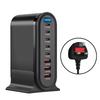 Зарядная станция 600 Вт USB C, 8 портов, USB-зарядное устройство для быстрой зарядки различных устройств, Высокоэффективный адаптер для зарядки