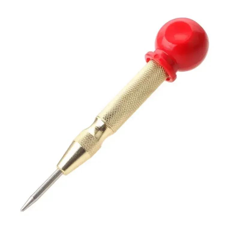 Automatic Center Pin Punch Spring Loaded Marking Starting Holes Tool HSS Center Punch Stator Punching Woodwork Tools Drill Bit
