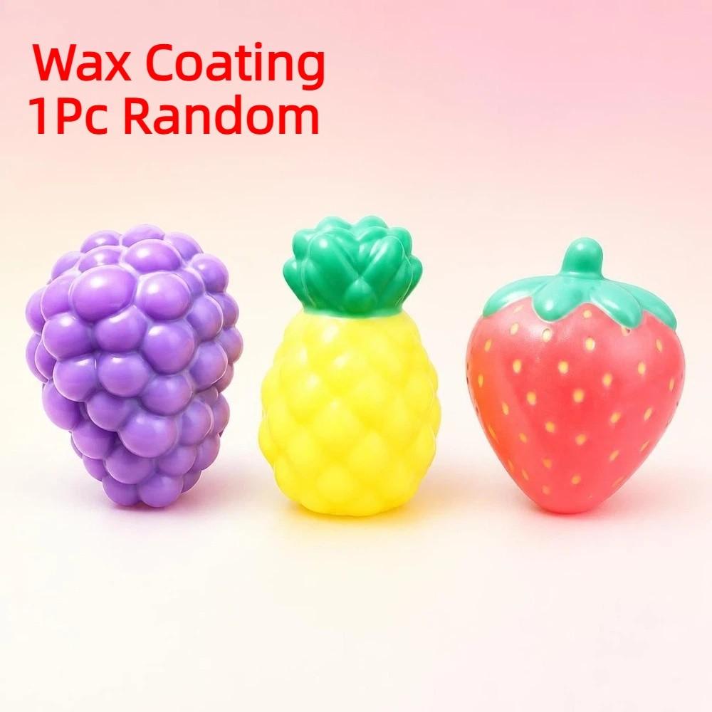 Anxiety Relief Crunchy Soap Squeeze Toy Wax Coating Vegetables Fidget Toy for Kids Adults