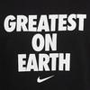 Nike Greatest On Earth Letter Logo Print Casual Short Sleeve T-Shirt Men Tops Black DJ3716-010