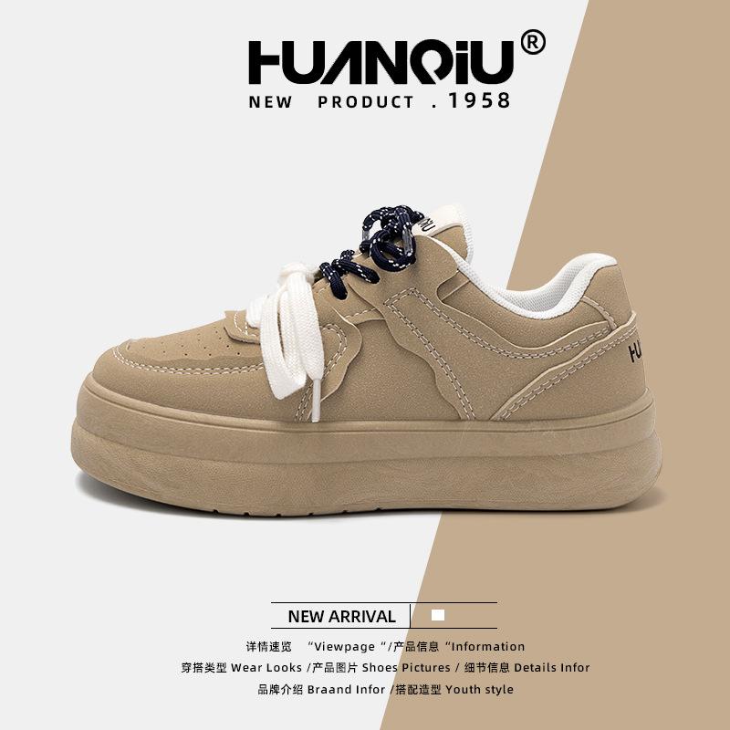 Глобальные ретро туфли на толстой подошве в гонконгском стиле женские 2025 весна новые дышащие повседневные универсальные спортивные туфли ZHQ3157
