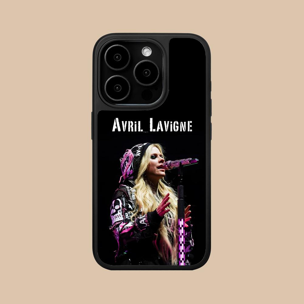 Чехол для мобильного телефона Avril Lavigne с матовой поверхностью для iPhone 17 16 15 14 13 12 11 Air Pro Max Plus Цветная обложка