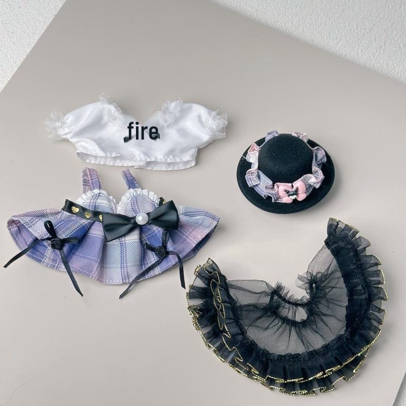 Унисекс 20 см Хлопковая Плюшевая Кукла Одежда - Нарядные Модные Наряды