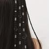 80pcs Hair Braiding Dreadlocks Beads Metal Cuff Clips Hair Braid Tubes Hair Jewelry