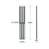 30cm HDRIG Multi-hole Cheese Plate with 1/4" Thread Holes 3602