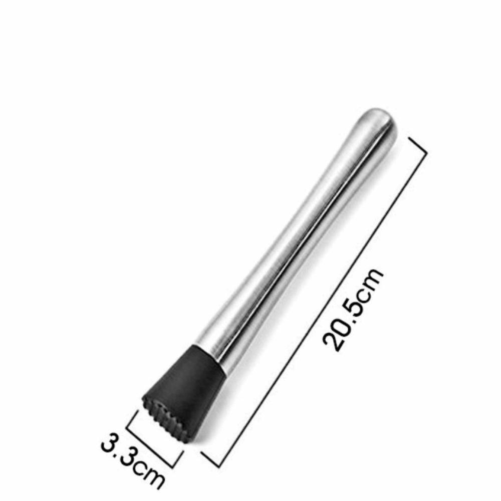 Crushing Crushed Ice Hammer Stainless Steel Popsicle Stick Tool Cocktail Muddler Juice Muddling