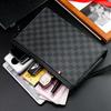 Мужской деловой клатч и косметичка с клетчатым принтом 2025