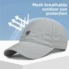 Mens Summer Baseball Cap With Sunshade Brim In Durable Polyester For Outdoor Use
