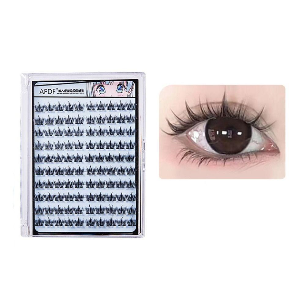 Накладные ресницы для наращивания ресниц, пушистые клеевые накладные ресницы, инструмент для макияжа
