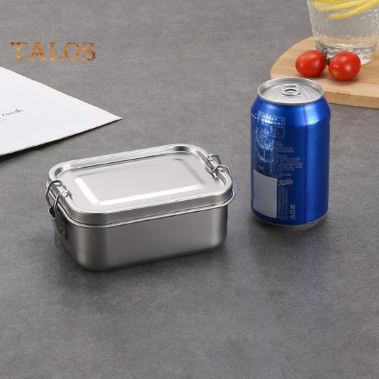 Ланч-бокс из нержавеющей стали, герметичный ланч-бокс для детей и взрослых, контейнеры для еды для сэндвичей, фруктов, закусок