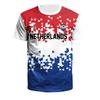 Mens Loose Fit Short Sleeve Crew Neck T-Shirt With 3D Print Soccer Fans Fall Sport Casual Wear