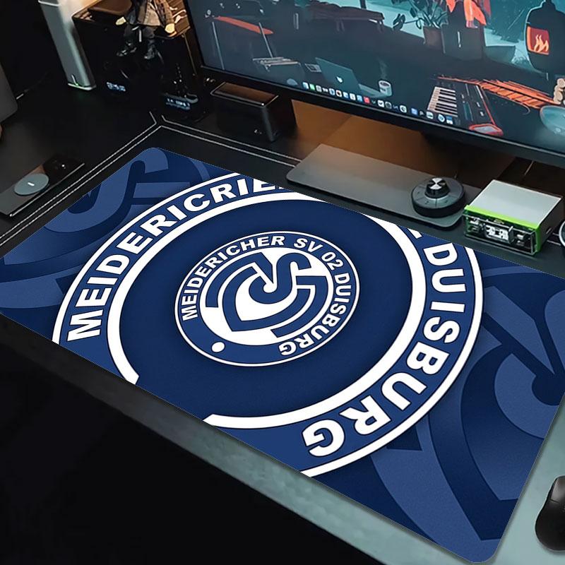 MSV Duisburg Коврик для мыши большого размера Большое игровое коврик-подушка для стола Нескользящий для ноутбука планшета Большой коврик для мыши XXL Коврик Мини-ПК Игровой коврик С заблокированным краем