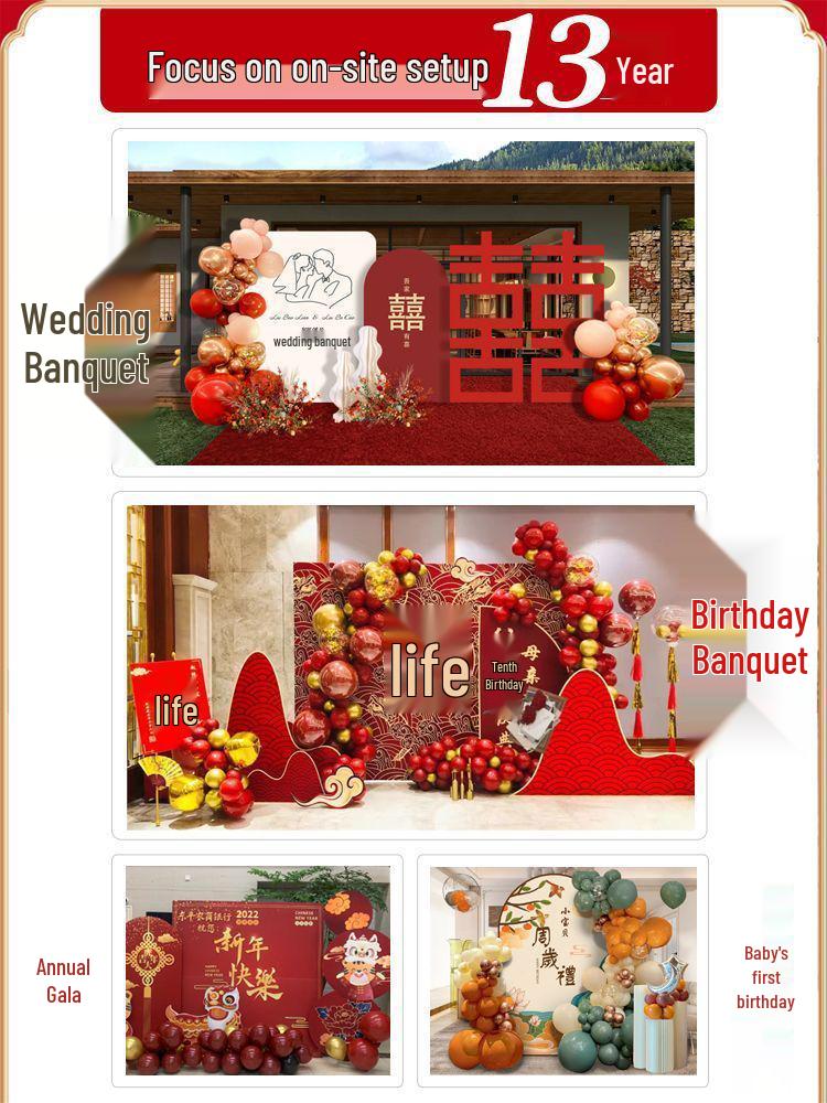 Outdoor Pavilion Wedding Backdrop Wall for Banquets and Photos