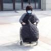 Zipper Wheelchair Windproof Blanket Fleece-Lined Wheelchair User Leg Cover  Nursing Home