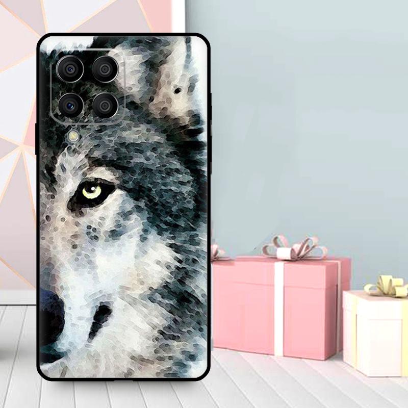 Чехол Животное Волк Воющий для Samsung Galaxy M16 M31 M21 M13 M33 M53 M15 M35 M55 M36 M56 M12 M32 M52 M14 M34 M54