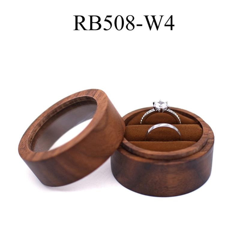 Rings Display Box Wood Rings Storage Case Jewellery Organiser Storage Chest For Engagement Proposal Jewelry Display