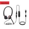 Двухушная USB-гарнитура для колл-центра Newmen NM-HW104DX-ENC (Китайская версия)