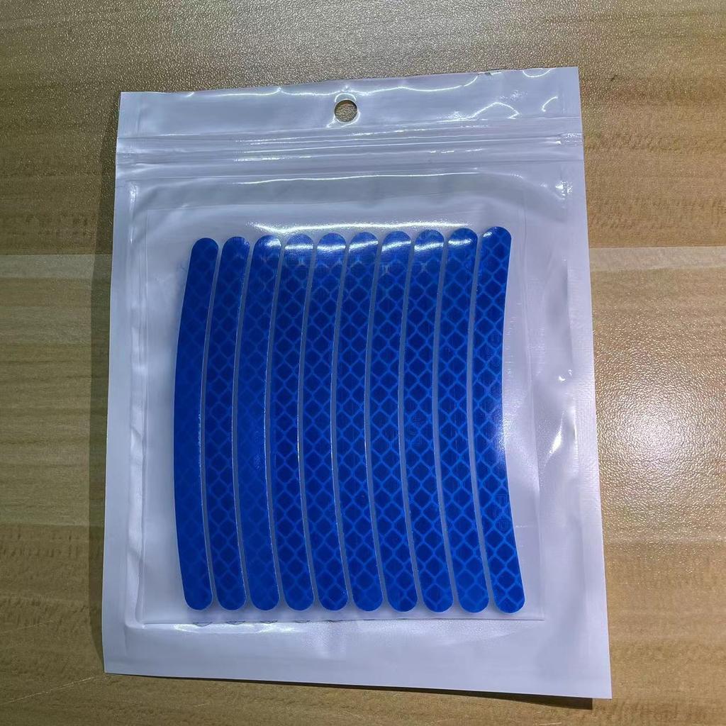 Наклейки на ступицу колеса автомобиля, светоотражающие украшения для ночного освещения, наклейки на обод колеса и шины мотоцикла, электромобиля, 20 шт.