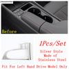 Central Control Shift Gear Shift Panel Water Cup Frame Cover Trim Stainless Steel Accessories For Hyundai Sonata 11th 2024 2025