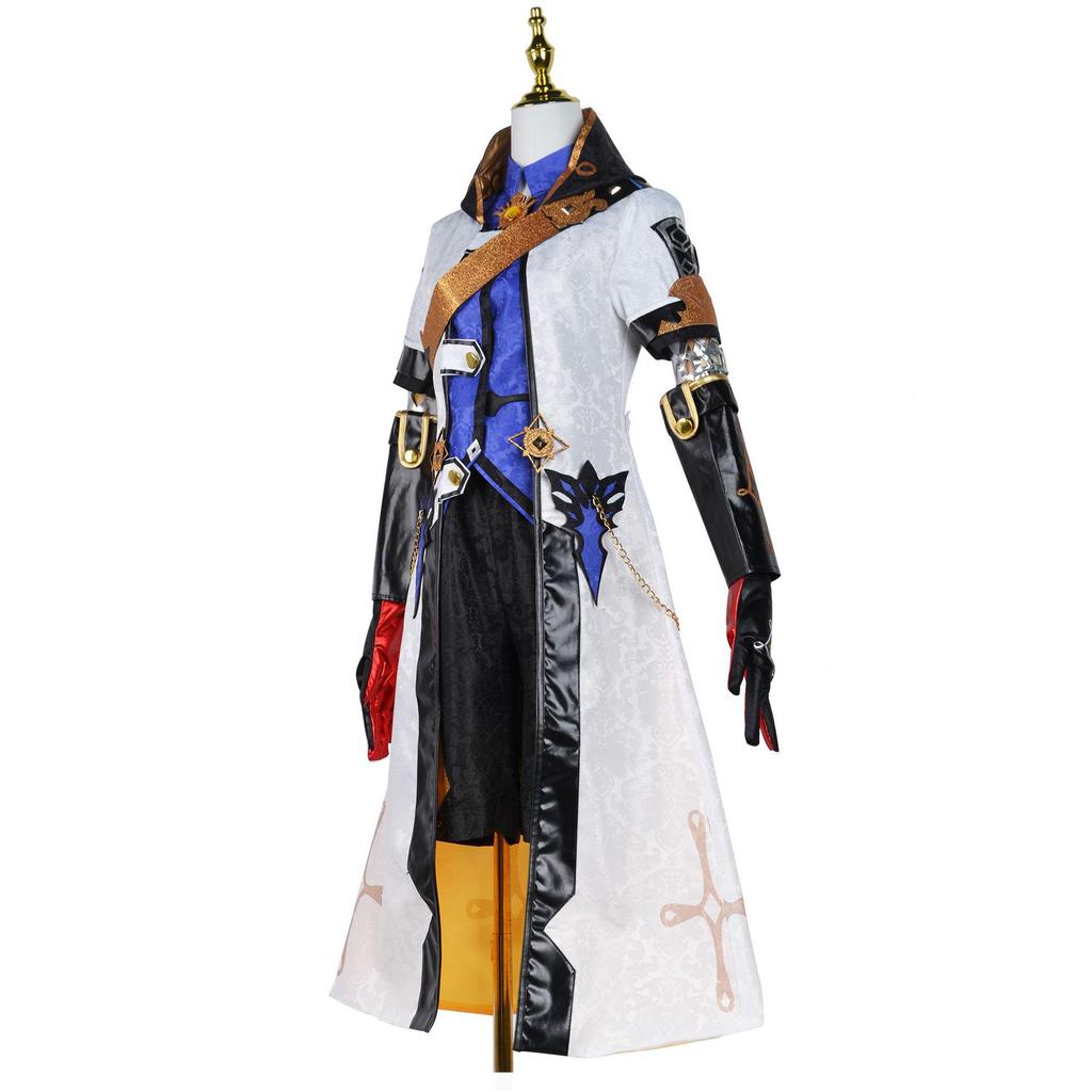 Genshin Impact Albedo Cosplay Costume Set: Anime Game Role-Playing Outfit