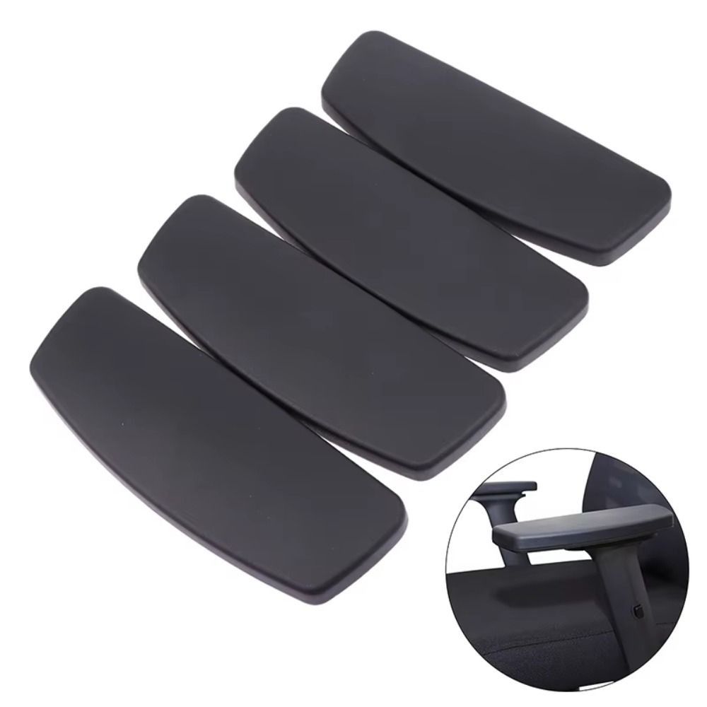1Pair with Mounting Hole Desk Chair Arm Pads Easy Installation Gaming Chair Armrest Work