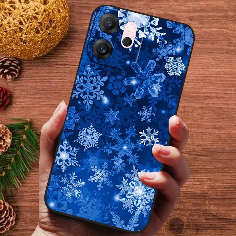 Рождественская расписная обложка для OPPO Reno 14F 14 F Reno14FS Чехол Силиконовая мягкая обложка для телефона для OPPO Reno 14 13 Pro FS Capa Fundas